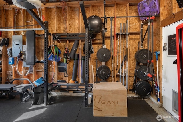 view of exercise room