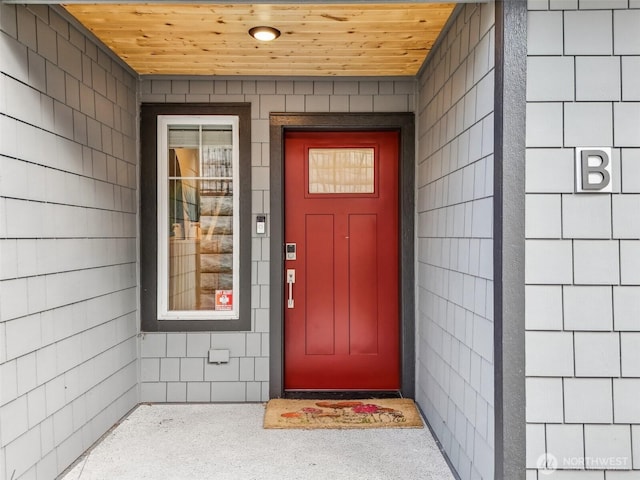 view of entrance to property