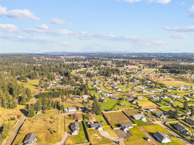 drone / aerial view featuring a residential view