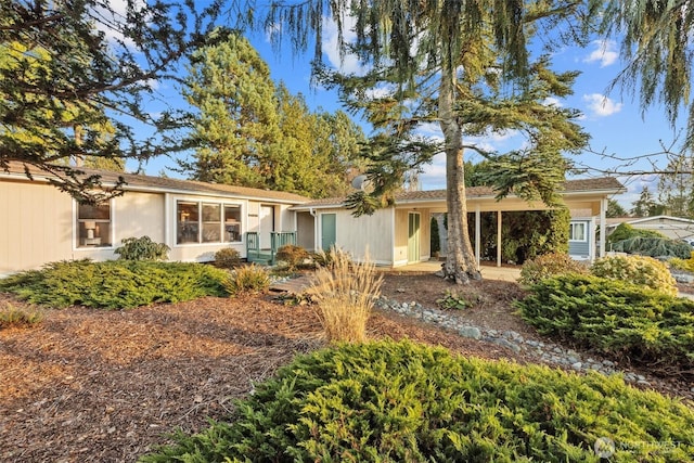 view of ranch-style house