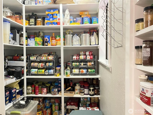 view of pantry