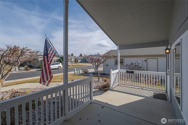 view of patio / terrace featuring covered porch