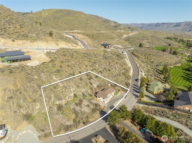 133 Long Dr, Chelan, WA 98816 - birds eye view of property with a mountain view
