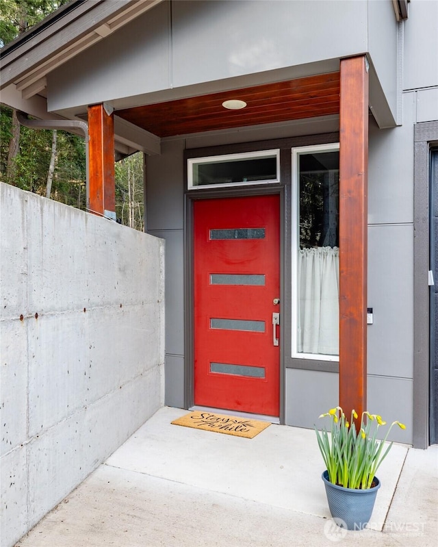 view of entrance to property