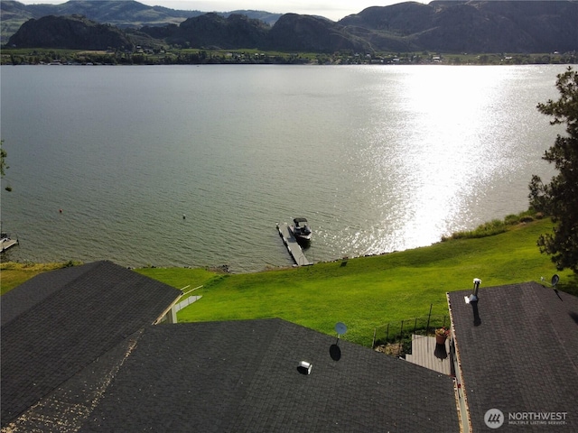 131 Eastlake Rd, Oroville, WA 98844 - water view with a mountainous background