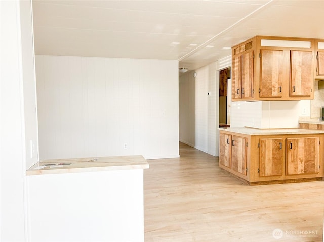 11436 SE 208th St Unit 106, Kent, WA 98031 - kitchen featuring light wood finished floors and light countertops