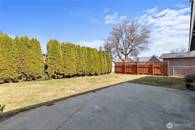 view of patio / terrace with fence