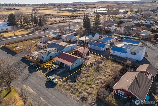 birds eye view of property featuring a residential view