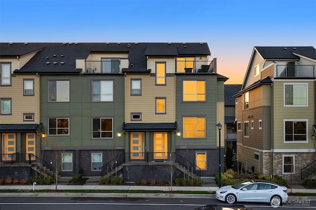 view of townhome / multi-family property