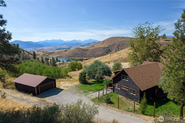 50 Sage Canyon Dr, Winthrop, WA 98862 - view of mountain backdrop featuring a nearby body of water