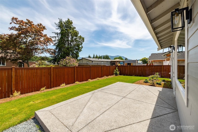 804 Parkland Loop, Sedro Woolley, WA 98284 - view of patio with a mountain view