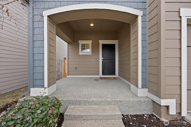 view of entrance to property