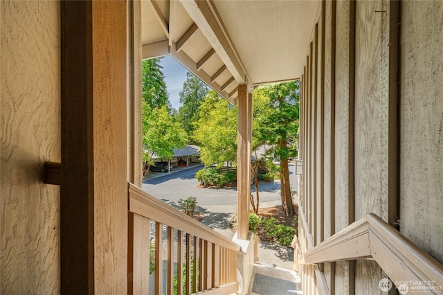 exterior space featuring a porch