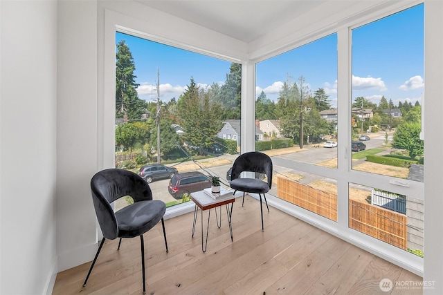 sunroom featuring a healthy amount of sunlight