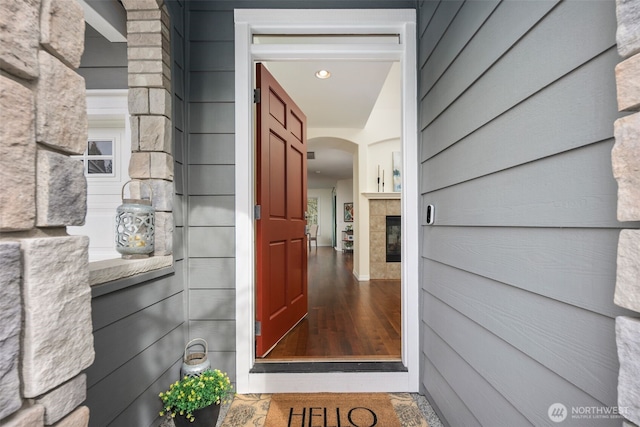 view of entrance to property