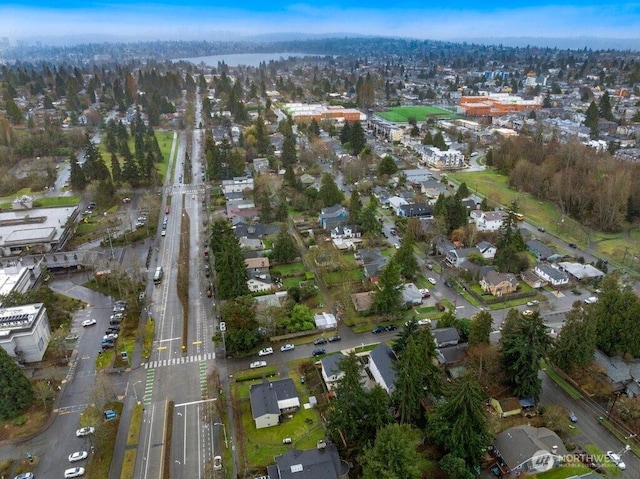 birds eye view of property featuring a residential view