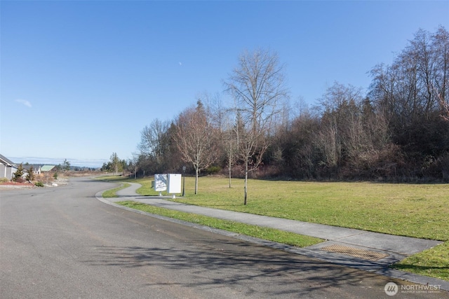 view of street featuring sidewalks