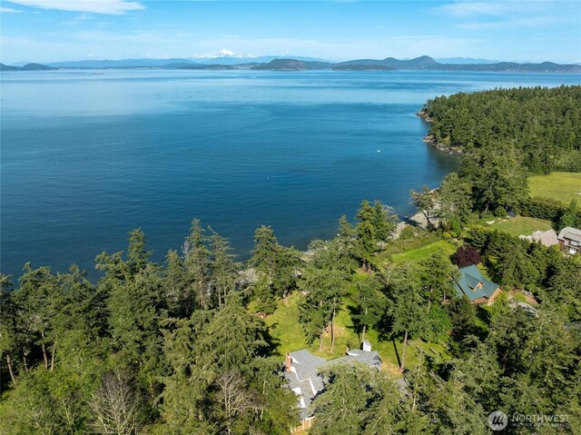 373 Eliza Rd, Lopez Island, WA 98261 - view of property location with a water and mountain view