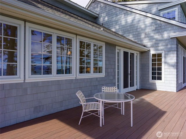 373 Eliza Rd, Lopez Island, WA 98261 - view of wooden terrace