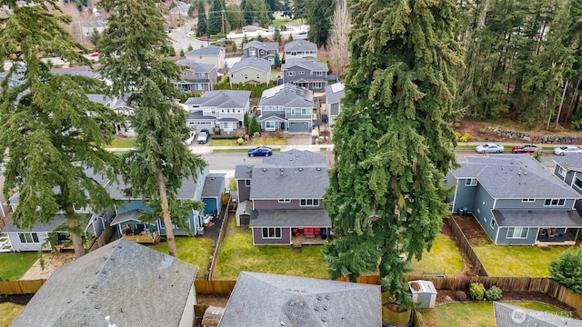 birds eye view of property featuring a residential view