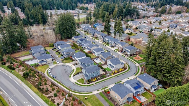 birds eye view of property featuring a residential view