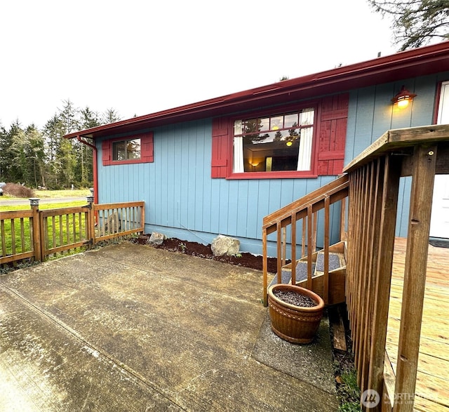 exterior space featuring a patio area