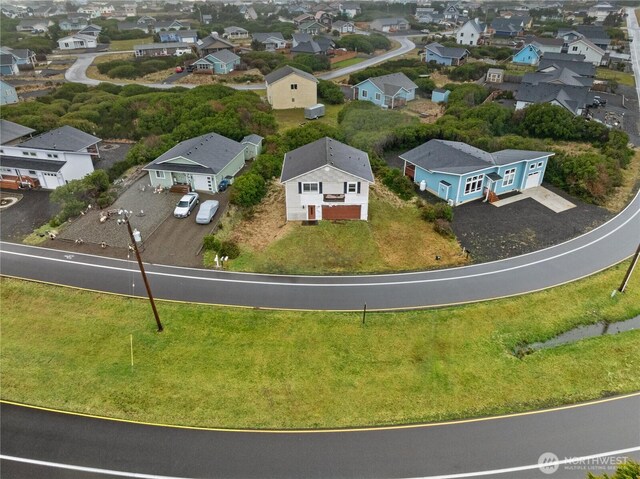 bird's eye view featuring a residential view