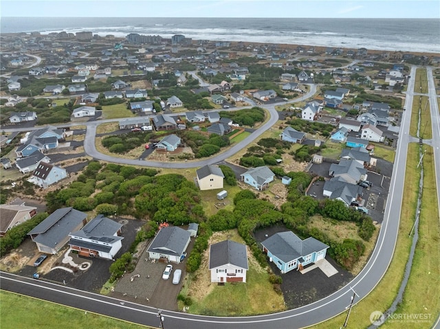 drone / aerial view featuring a residential view