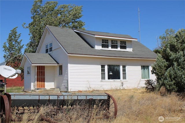 view of home's exterior