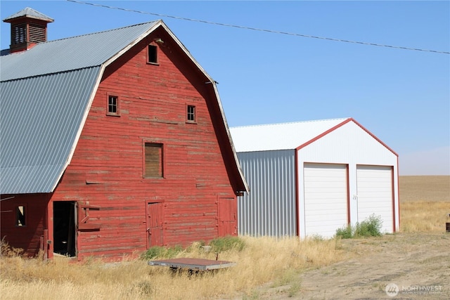 view of barn