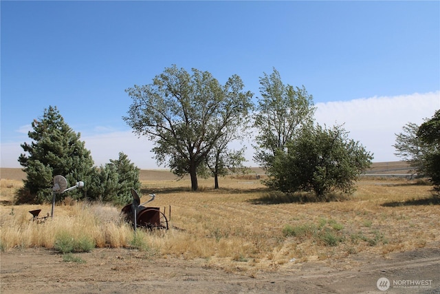 view of landscape with a rural view