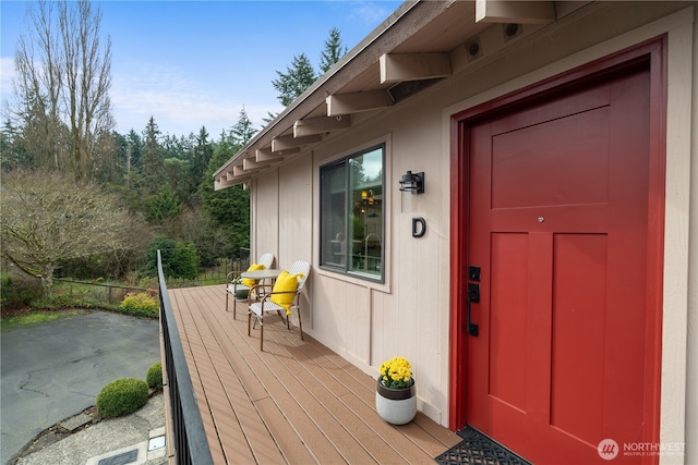 view of entrance to property