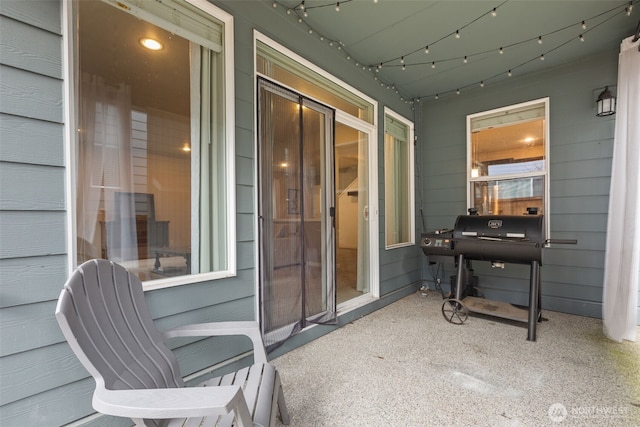 view of patio / terrace featuring grilling area