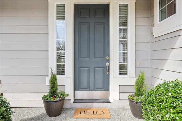 view of property entrance