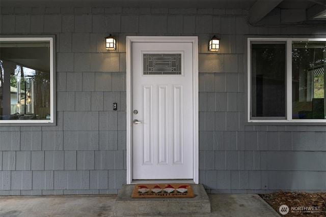 view of entrance to property