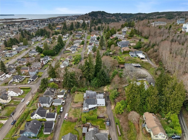 drone / aerial view featuring a residential view