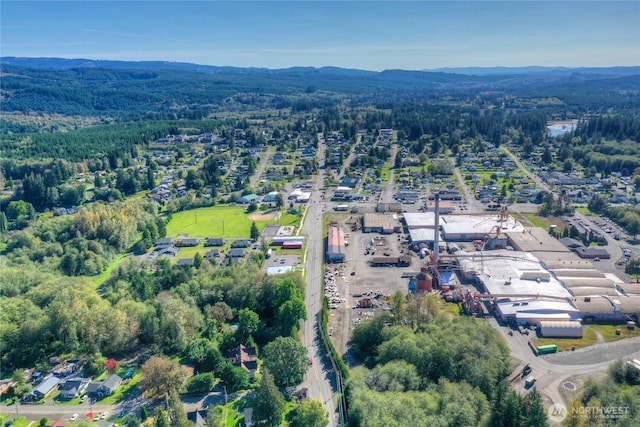 aerial view with a view of trees