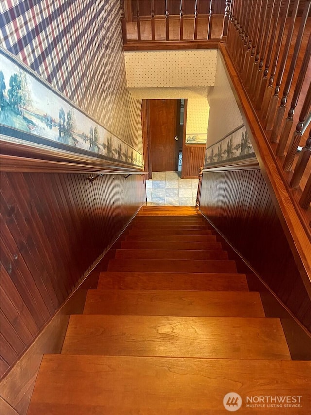 view of stairs