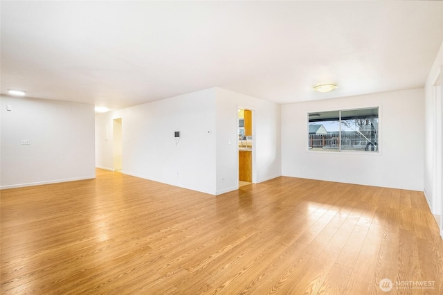 interior space with light wood-style floors