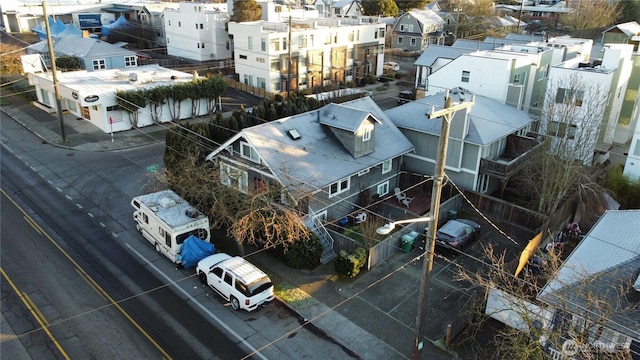 drone / aerial view featuring a residential view