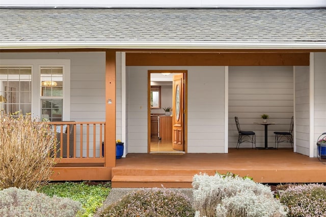 exterior space featuring a porch