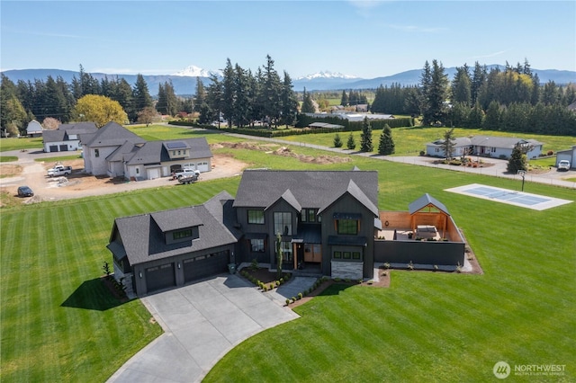 837 Van Dyk Rd, Lynden, WA 98264 - bird's eye view featuring a mountain view