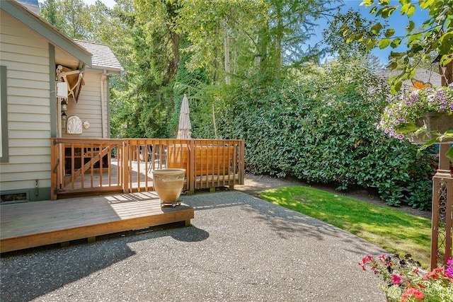 view of deck