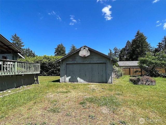 3320 90th St S, Lakewood, WA 98499 - exterior space featuring an outbuilding and fence