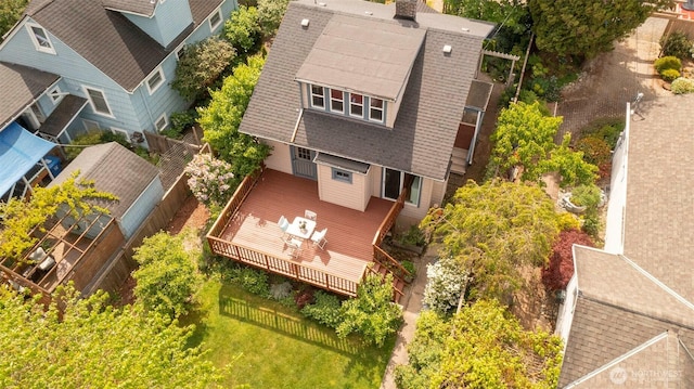 10538 Evanston Ave N, Seattle, WA 98133 - aerial view of property and surrounding area