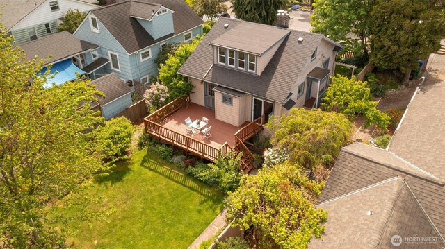 10538 Evanston Ave N, Seattle, WA 98133 - aerial view of property and surrounding area