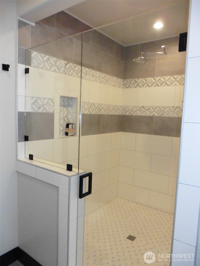 full bath with a stall shower