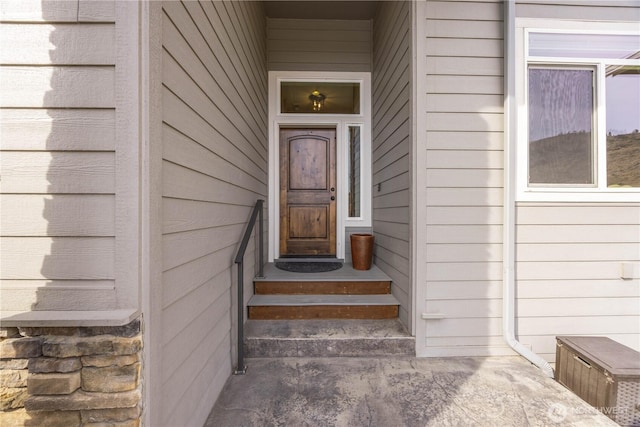 view of entrance to property