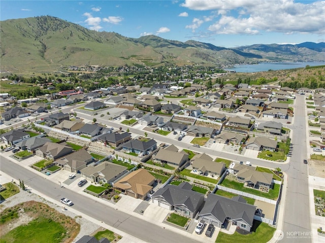 479 Sunny Brooke Ln, Chelan, WA 98816 - aerial overview of property's location with a water and mountain view and nearby suburban area