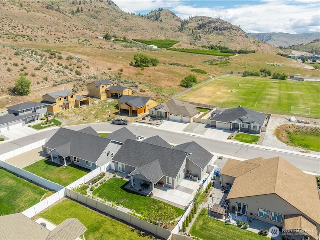 479 Sunny Brooke Ln, Chelan, WA 98816 - aerial perspective of suburban area featuring mountains